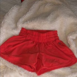 Coral lululemon track short